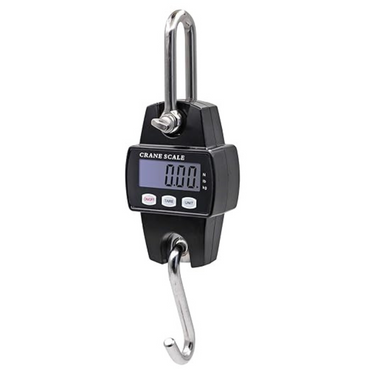 Digital LED Hanging Scale 300 KG / 660 LBS Industrial Crane Scale Black